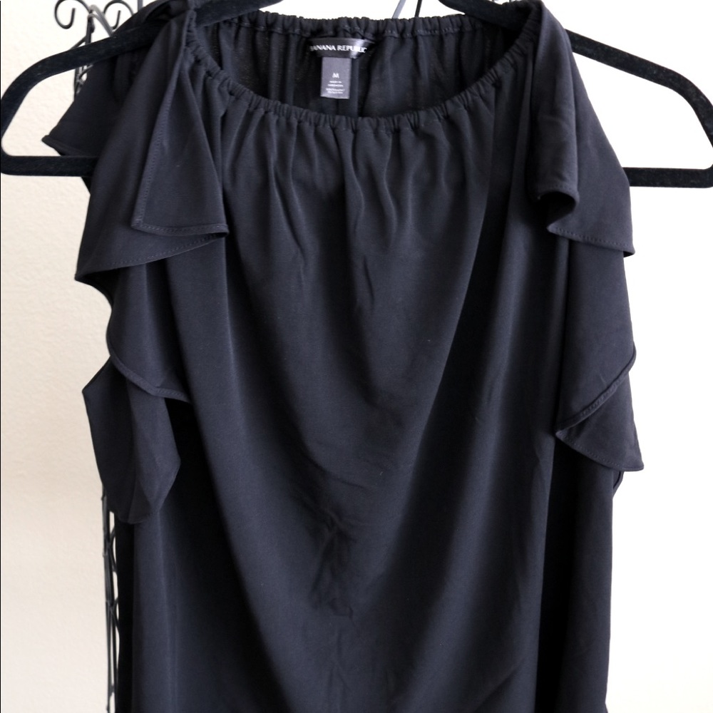 NEW! Banana Republic Black Sleeveless Top (size S, M)